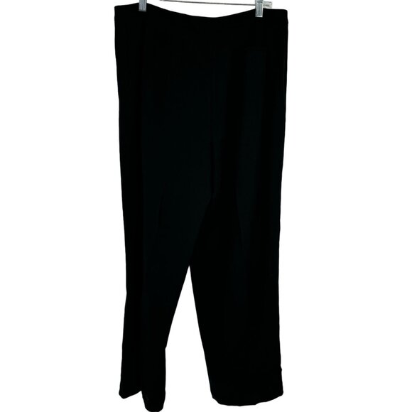 Talbots Women's wool Stretch Black Pants trousers lined Size 16 pockets - Picture 7 of 10